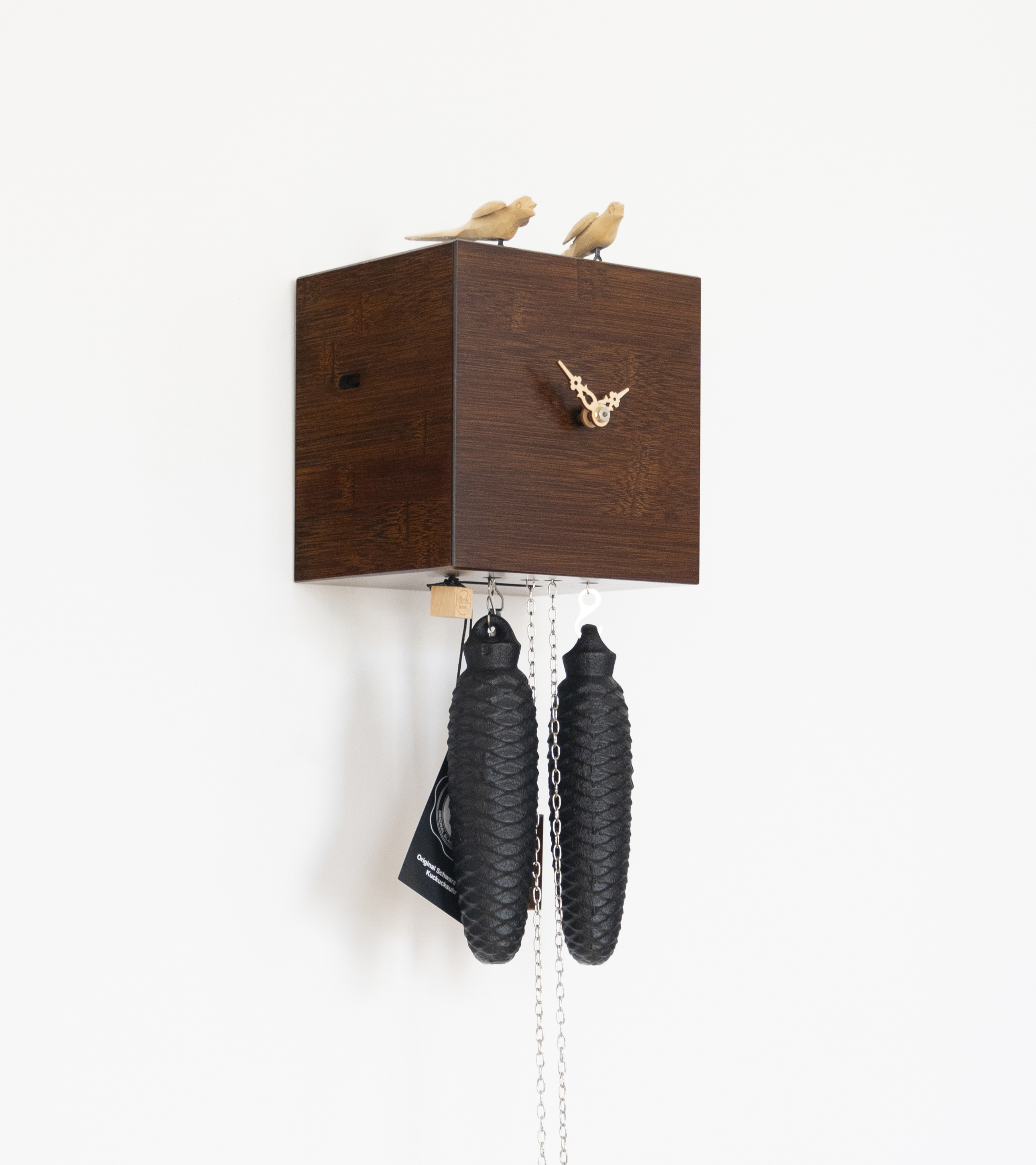 DUETT - Design Kuckucksuhr (braun) Rombach & Haas