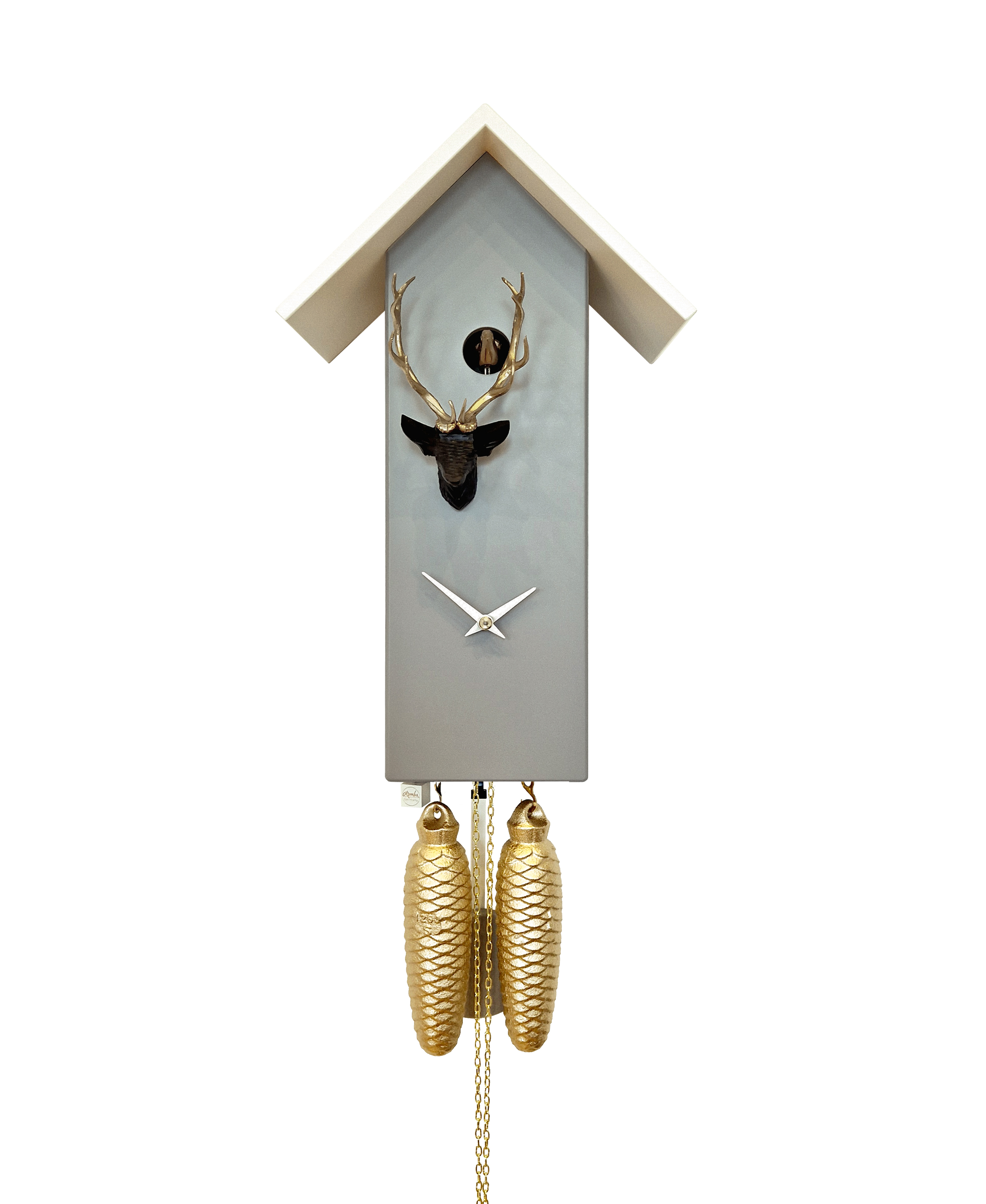 CLASSIC - Design cuckoo clock (grey/gold/silver) Rombach & Haas