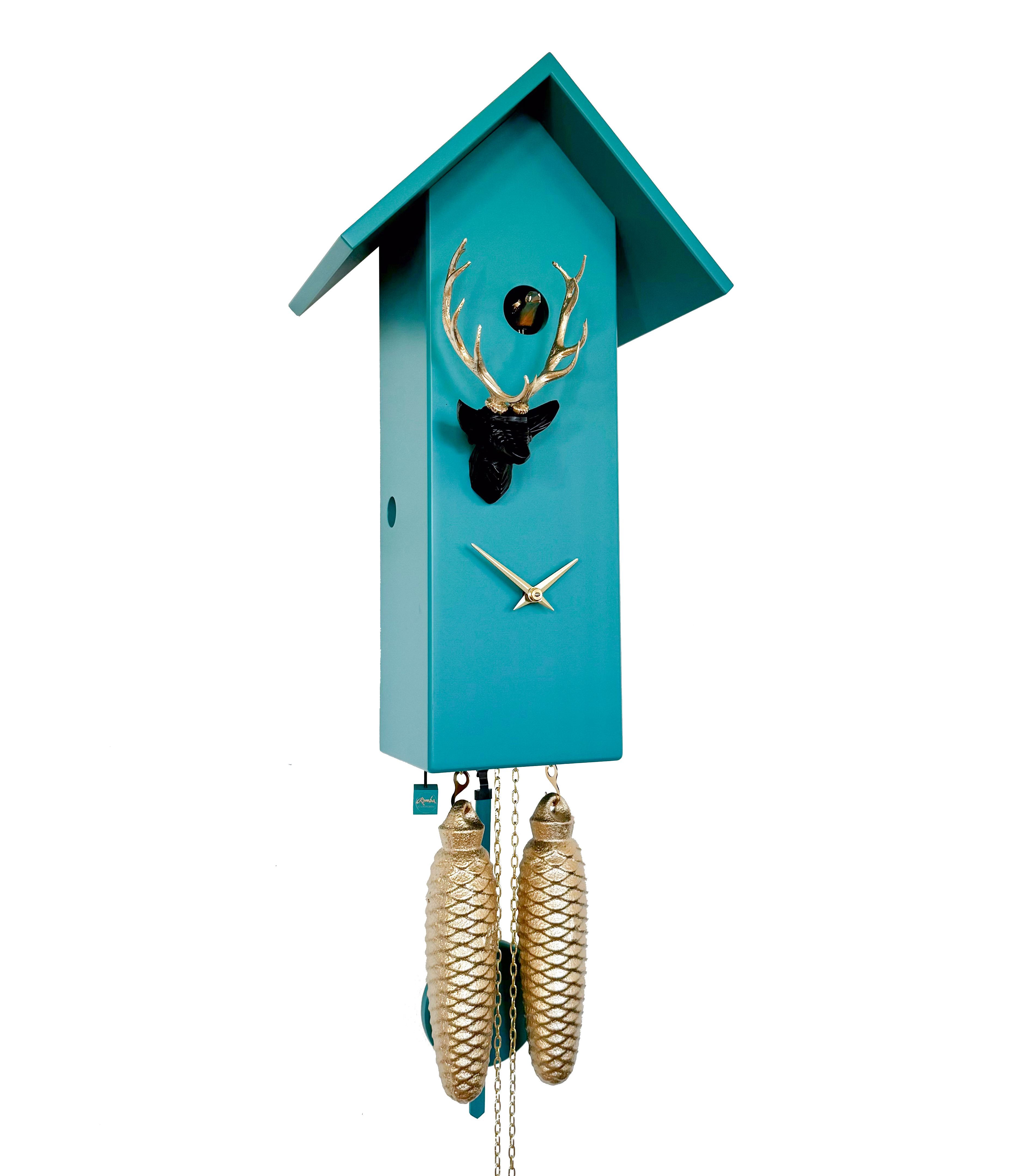 CLASSIC - Design cuckoo clock (blue/gold/black) Rombach & Haas