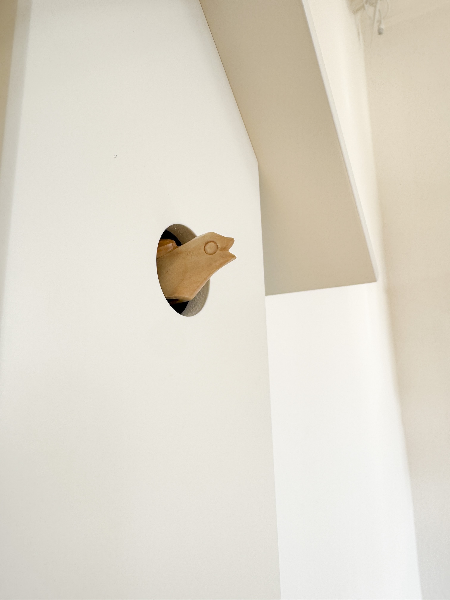 CLASSIC - Design cuckoo clock (white/wood natural) Rombach & Haas