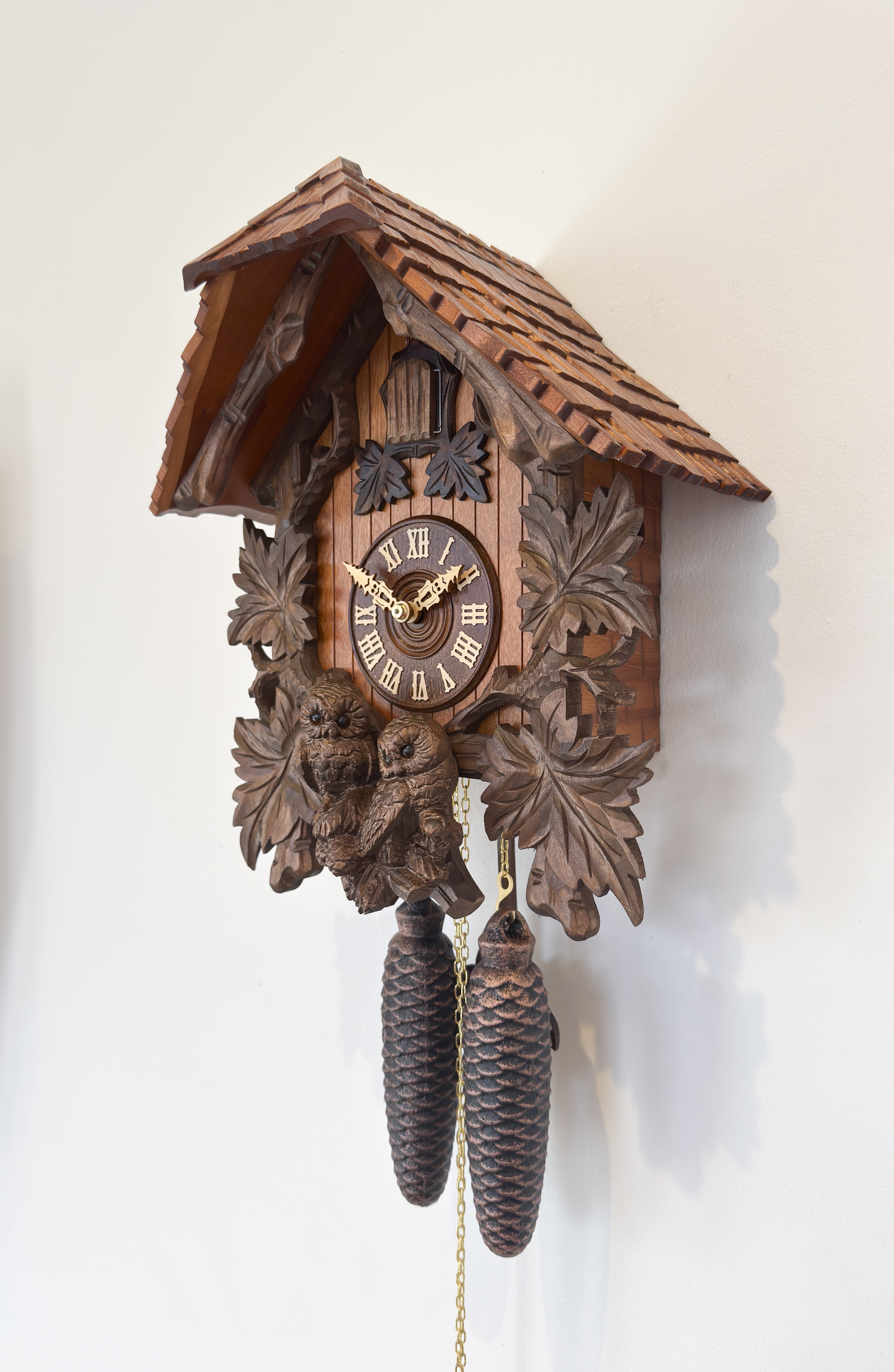TRADITION - 🦉 Owl-clock Black-Forest-Clock by Rombach & Haas 