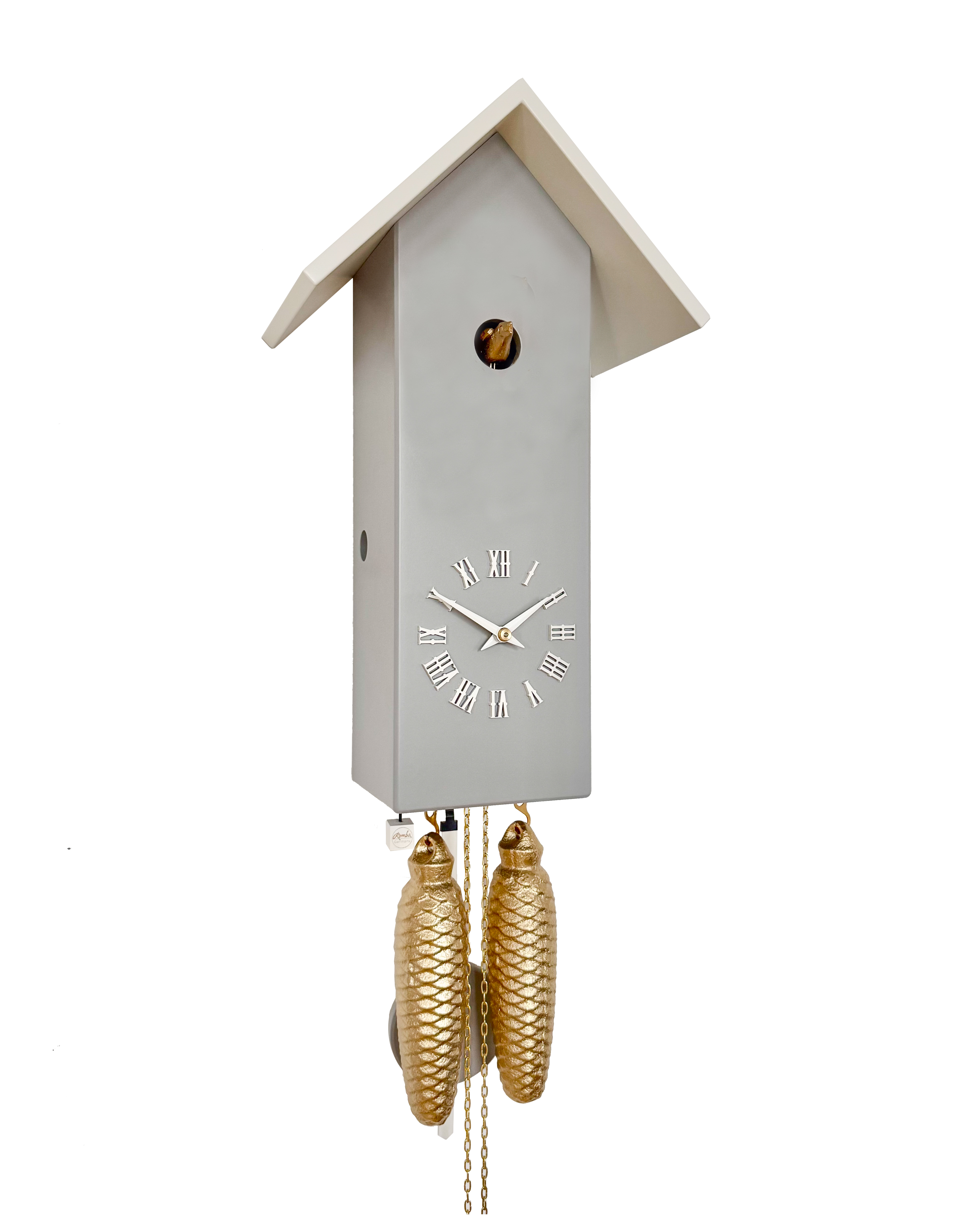 CLASSIC - Design cuckoo clock (grey/gold/silver) Rombach & Haas