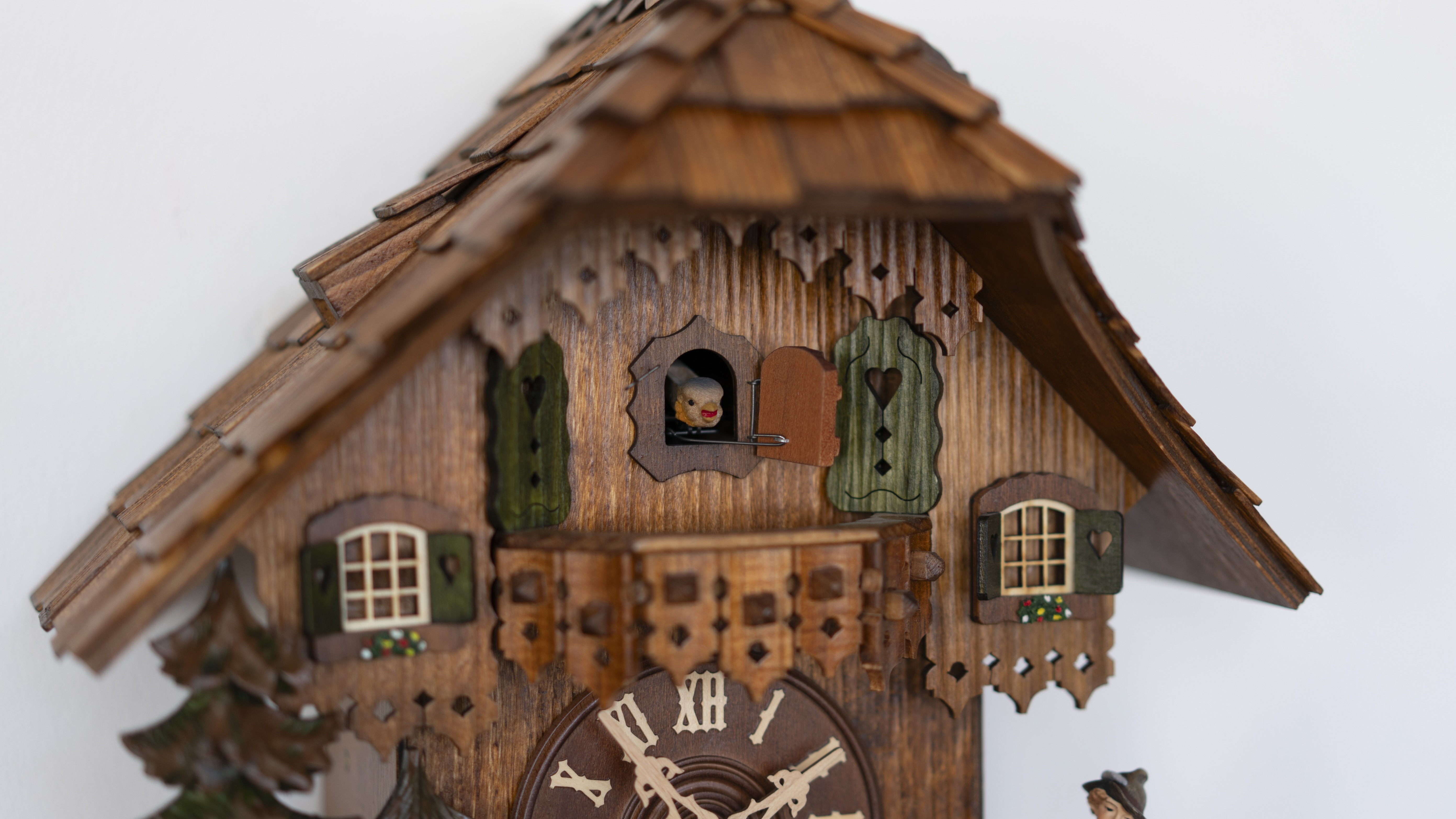 TRADITION - Kuckucksuhr von Rombach & Haas - Wandersjunge und Hund