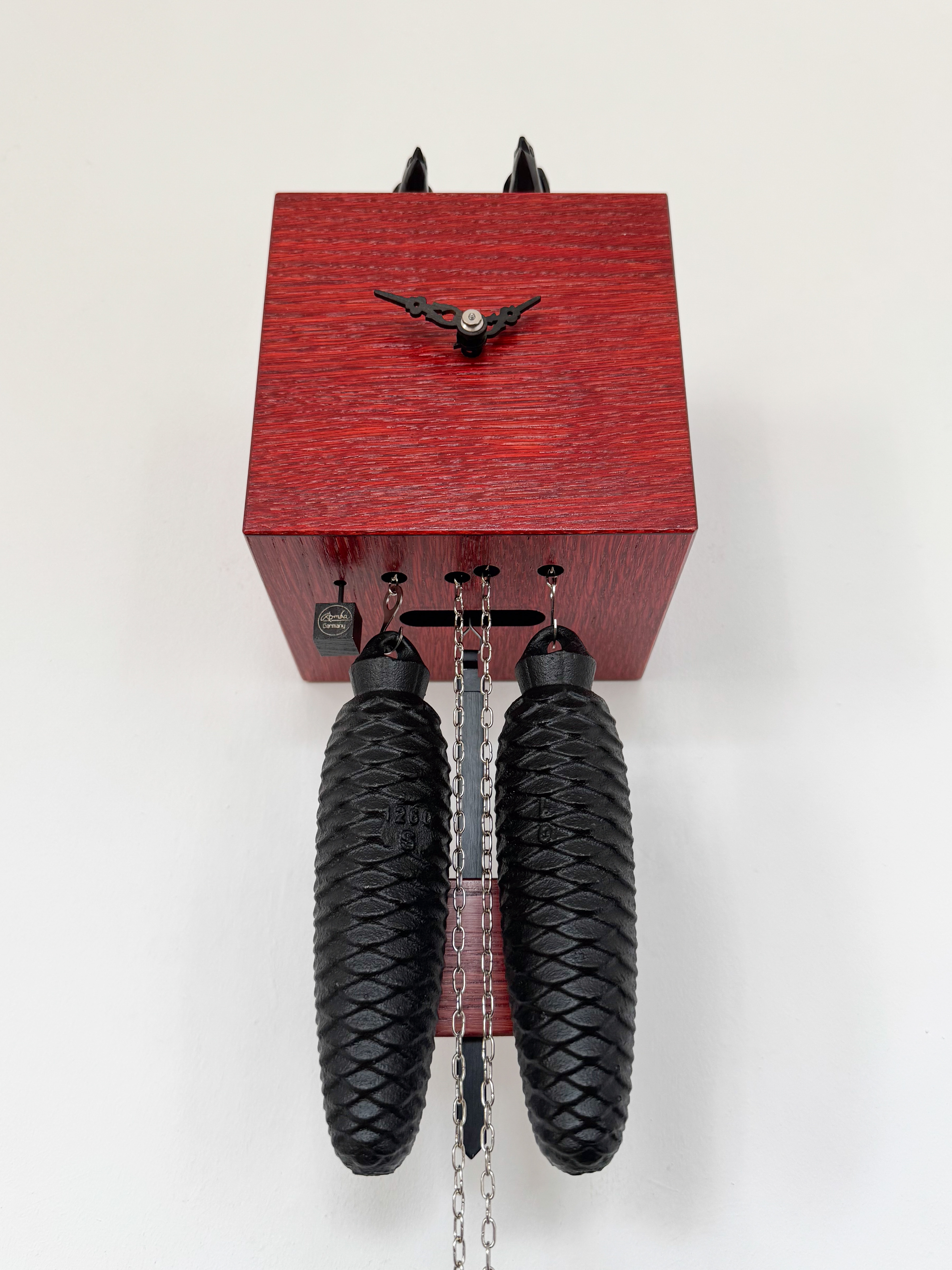 DUETT - Design Kuckucksuhr (rot) Rombach & Haas 