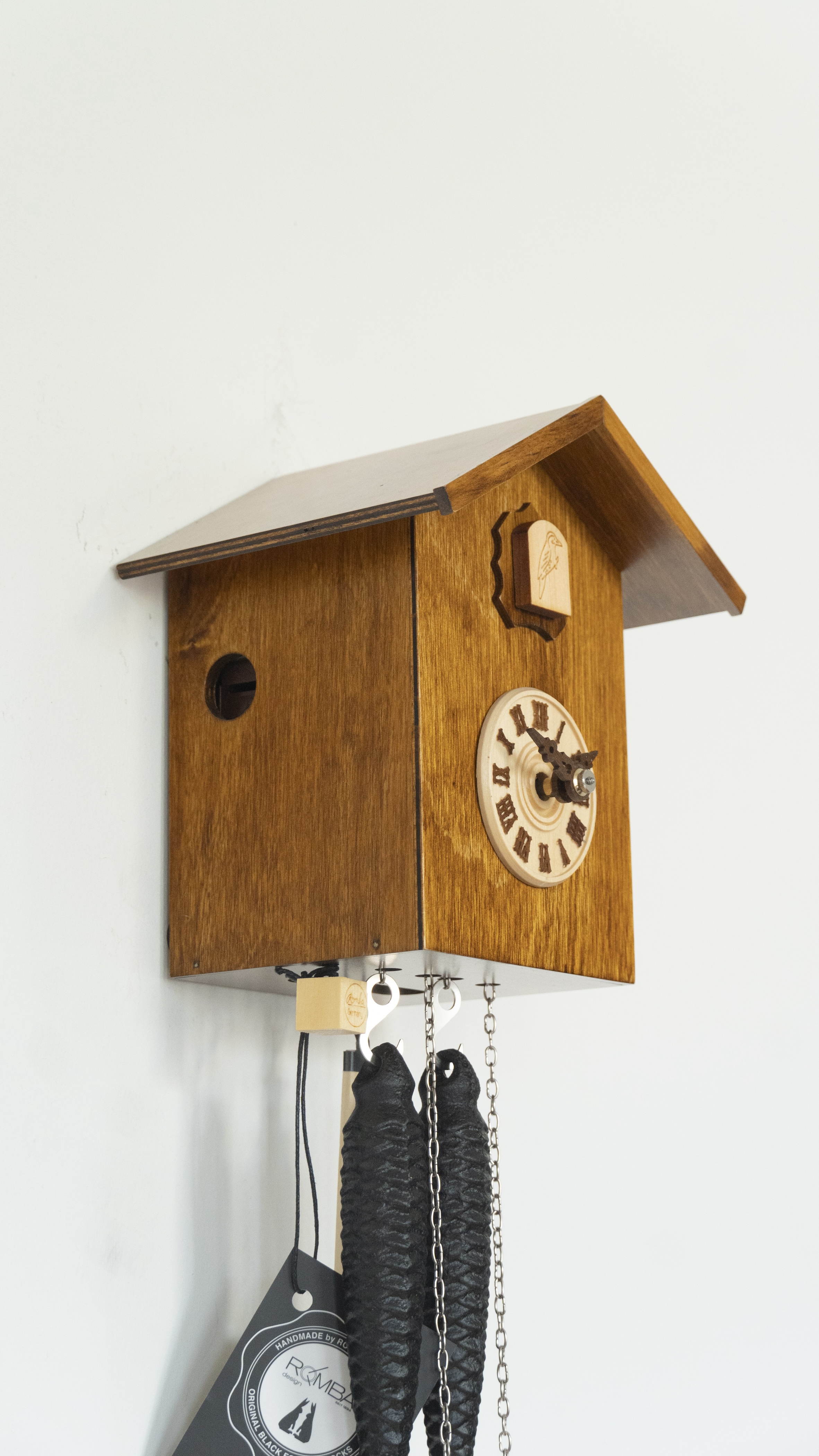 LIFE - (1-Tag) Design Kuckucksuhr (braun)  Rombach & Haas