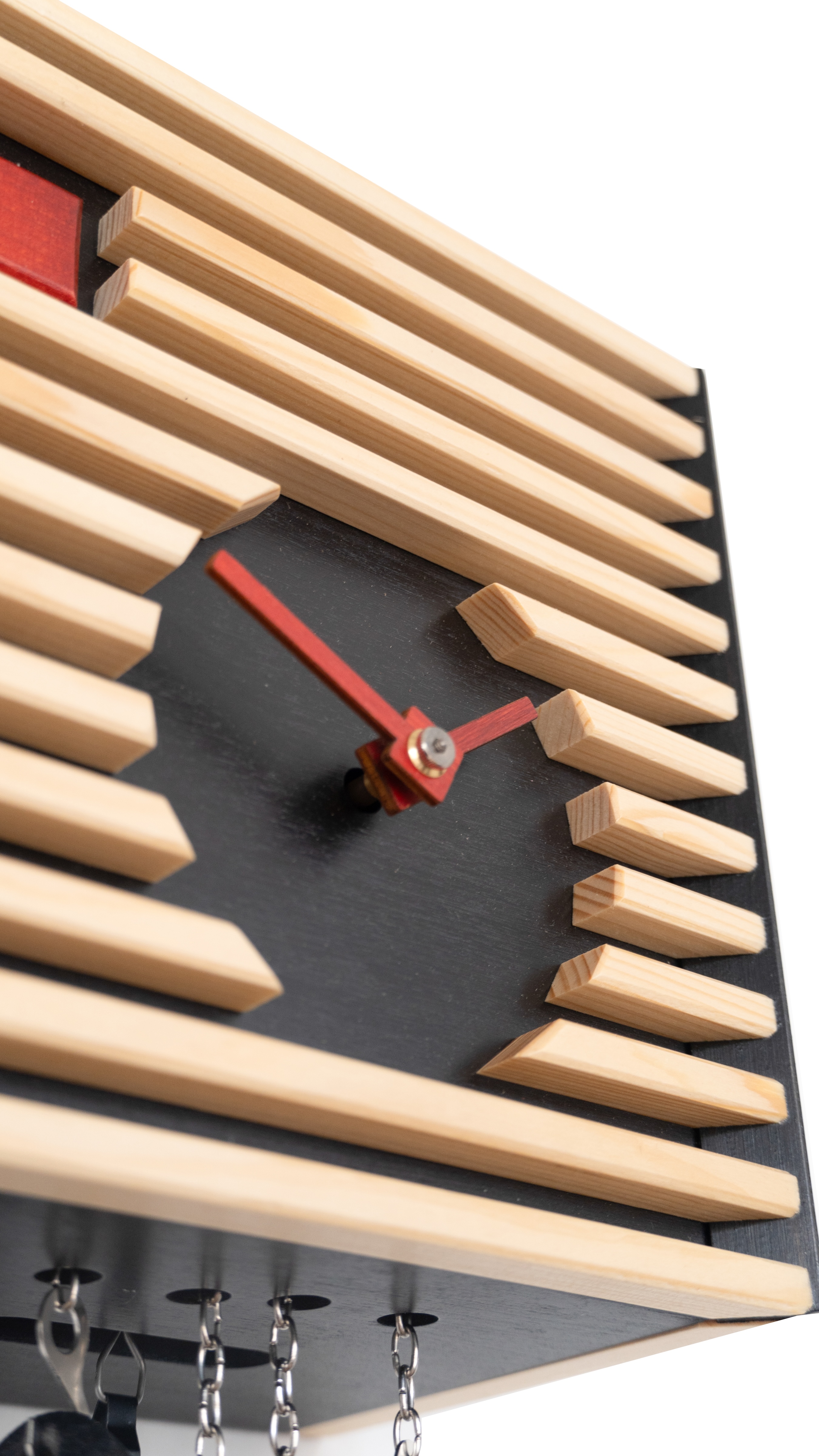 BAUHAUS - Design cuckoo clock (black) Rombach & Haas