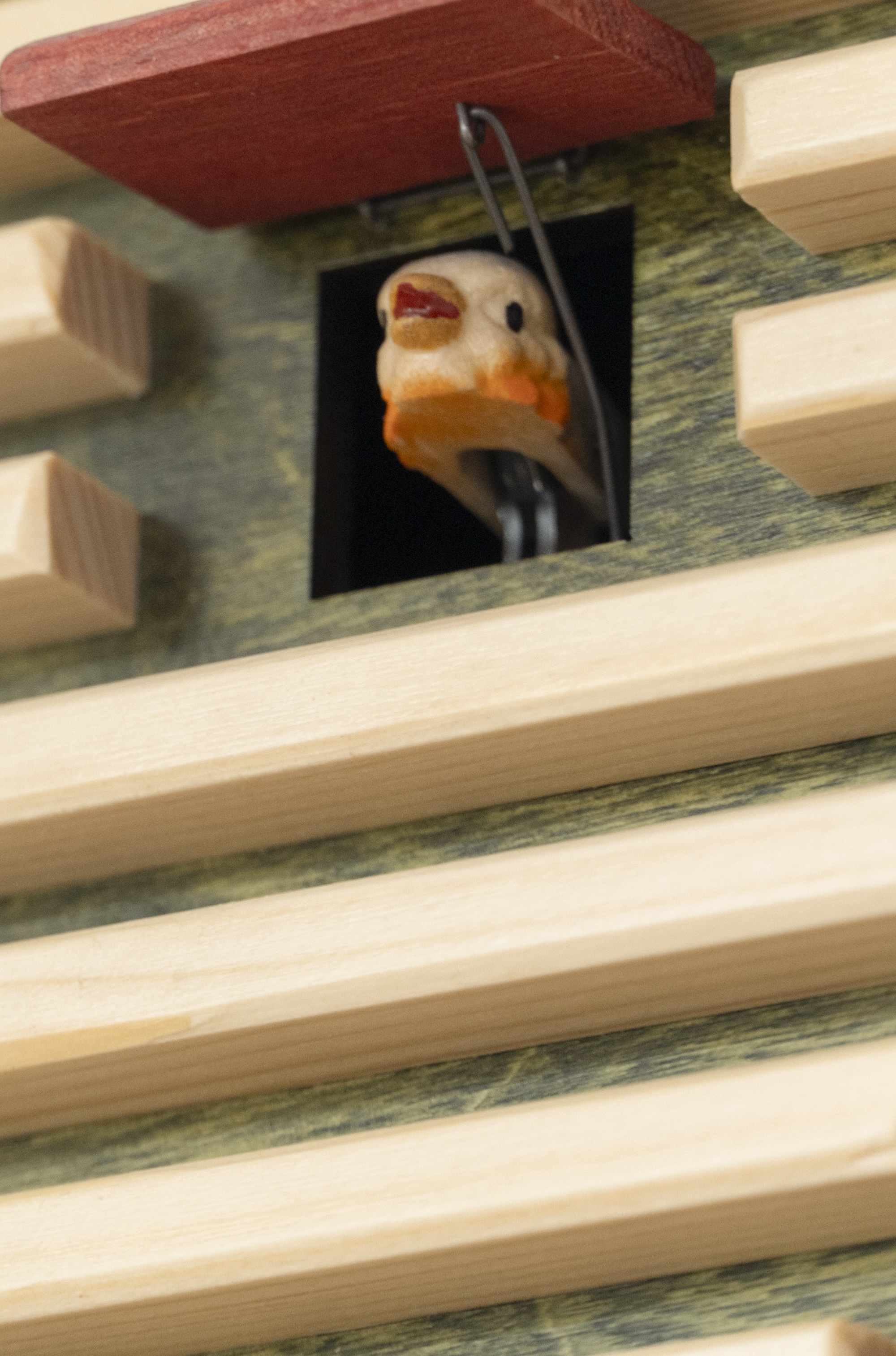 BAUHAUS - Design Kuckucksuhr (grün) Rombach & Haas