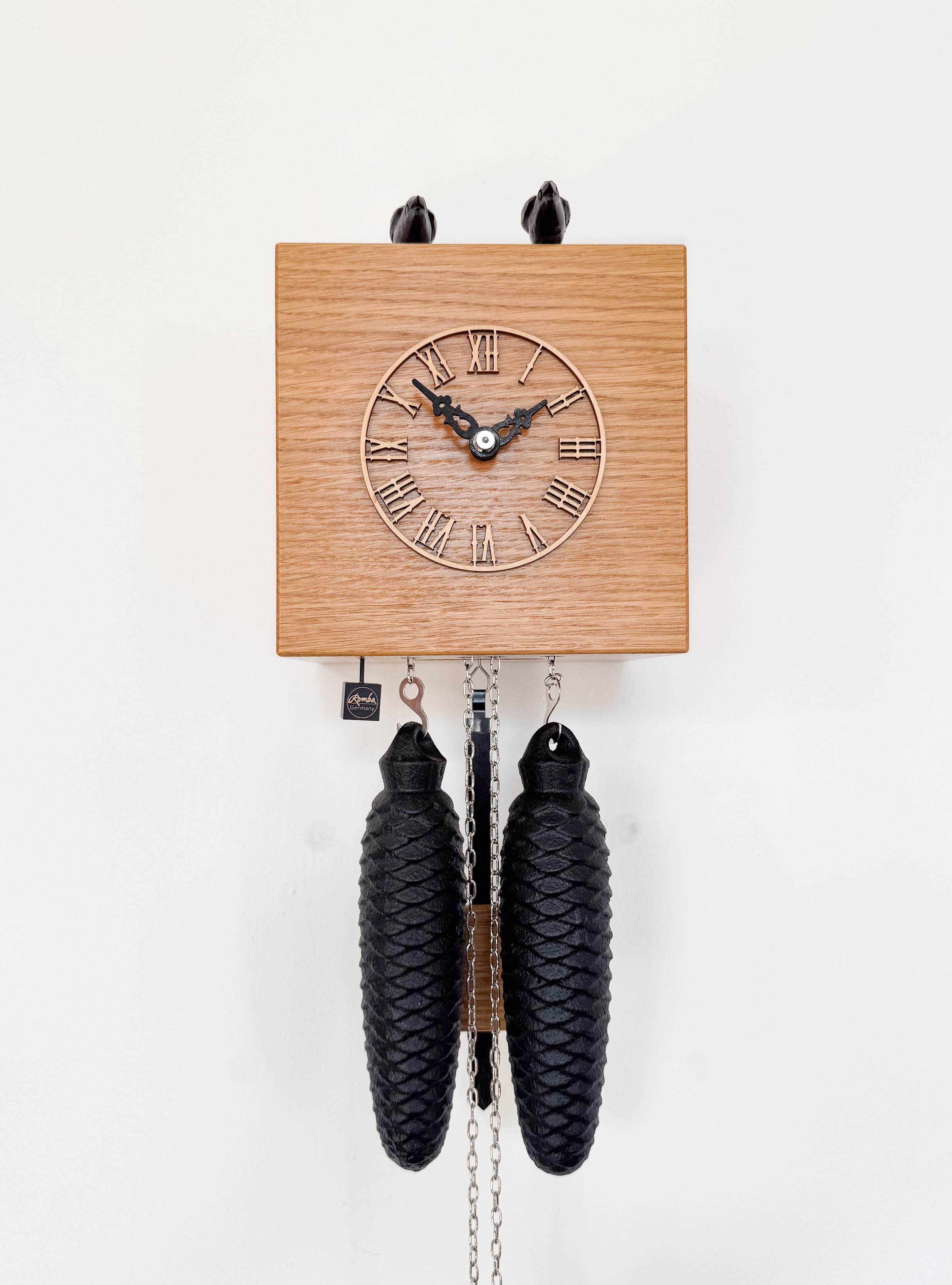 DUETT - Design cuckoo clock (nature with wooden numerals) Rombach & Haas DUETT - Design cuckoo clock (nature with wooden numerals) Rombach & Haas