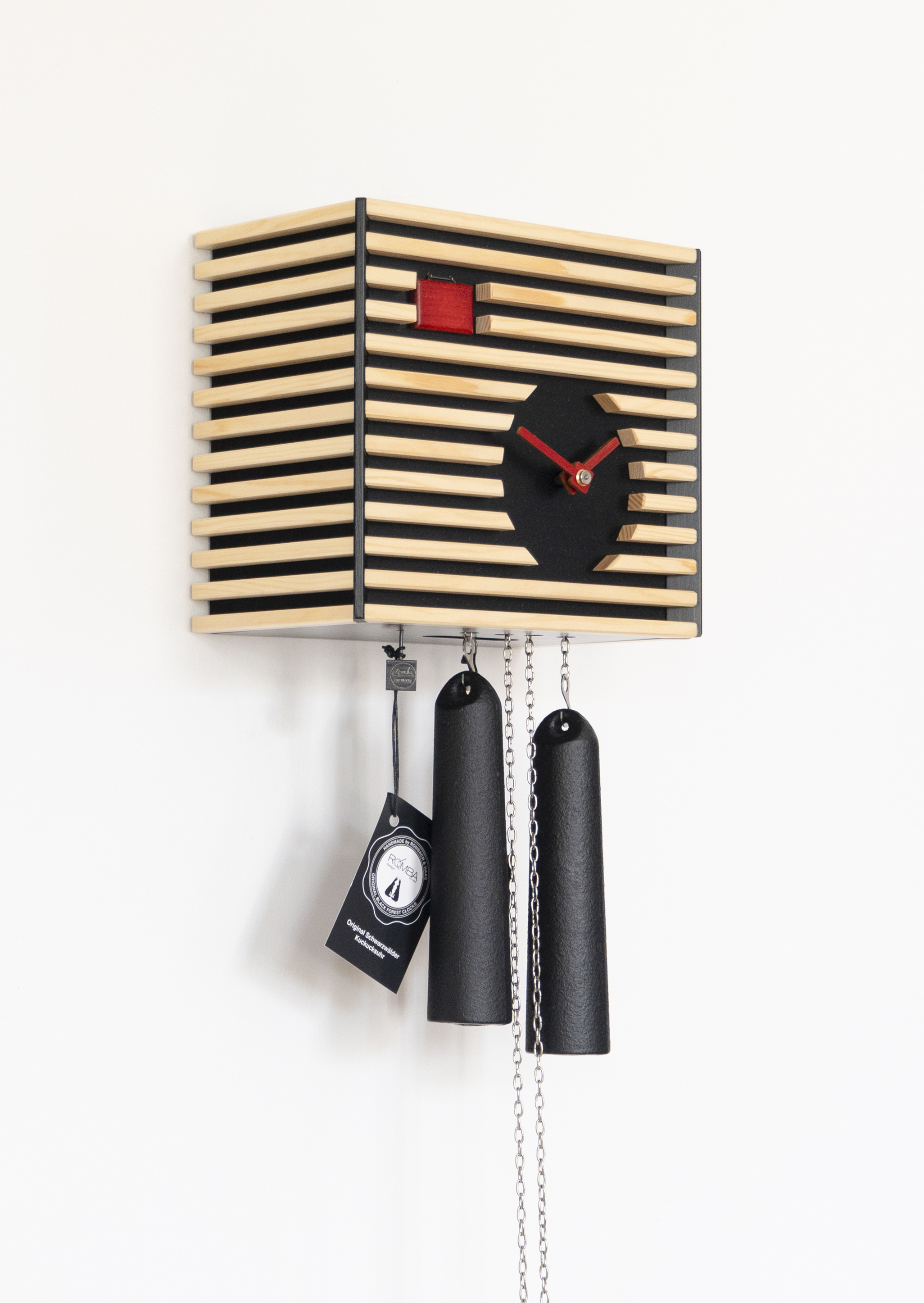 BAUHAUS - Design Kuckucksuhr (schwarz) Rombach & Haas